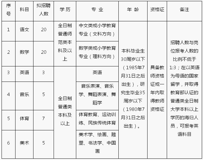 东区小学最新招聘公告概览